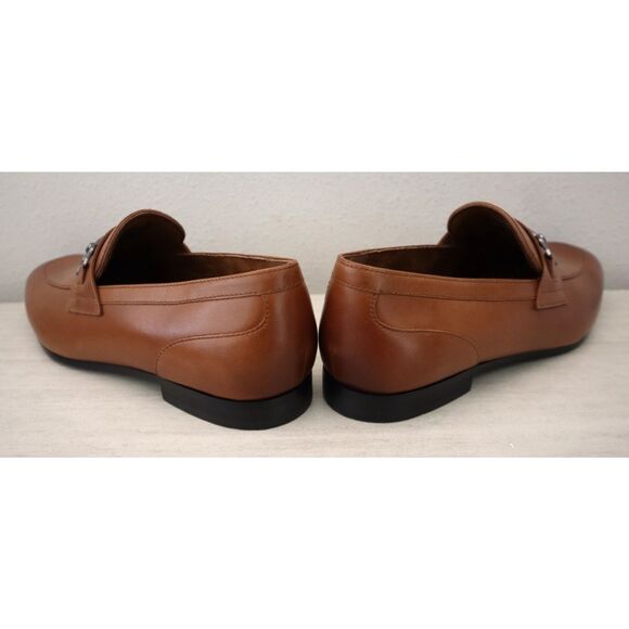 ALDO 220-001-043 Men's Sz 12D Cognac Brown Leather Smooth Marinho Loafers - Picture 11 of 13